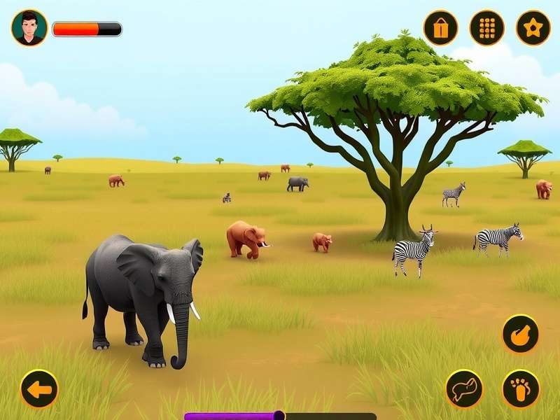 Soulful Safari gameplay showing animal collection
